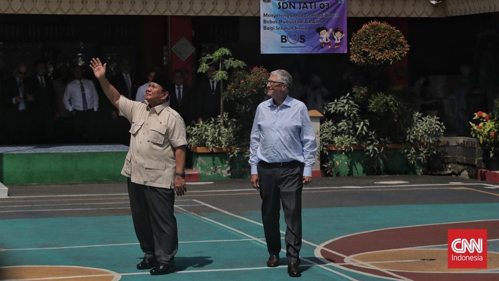 Prabowo & Bill Gates: Aksi Haru di Sekolah!