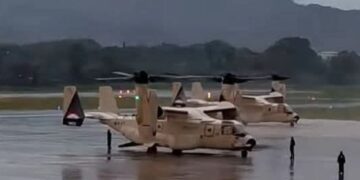 Dua Pesawat Militer AS Mendarat di Bandara Komodo, Warga Heboh Lihat Terbang Rendah